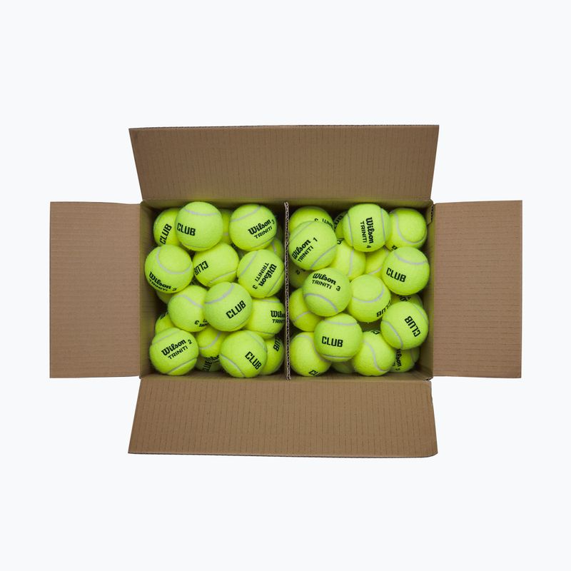 М'ячі тенісні Wilson Trinity Club 72 шт. yellow 3