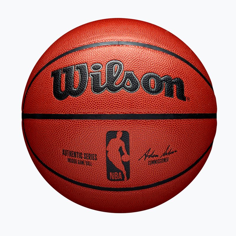 М'яч баскетбольний Wilson NBA Authentic Indoor orange розмір 7
