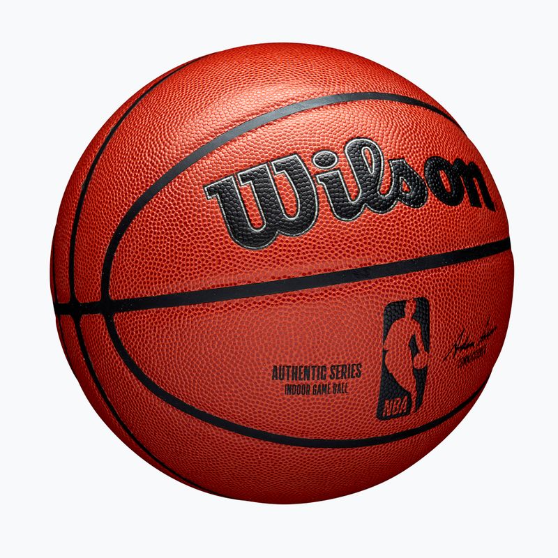 М'яч баскетбольний Wilson NBA Authentic Indoor orange розмір 7 2