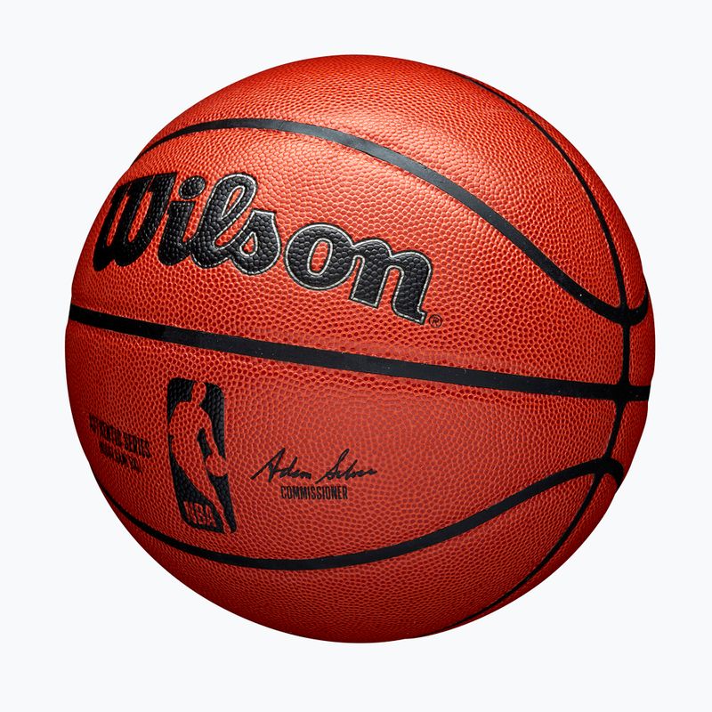 М'яч баскетбольний Wilson NBA Authentic Indoor orange розмір 7 3