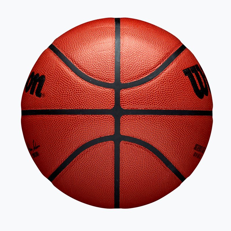 М'яч баскетбольний Wilson NBA Authentic Indoor orange розмір 7 4
