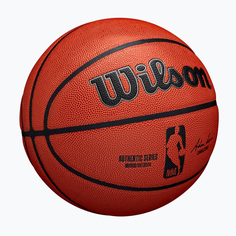 М'яч баскетбольний Wilson NBA Authentic Indoor Outdoor orange розмір 5 2