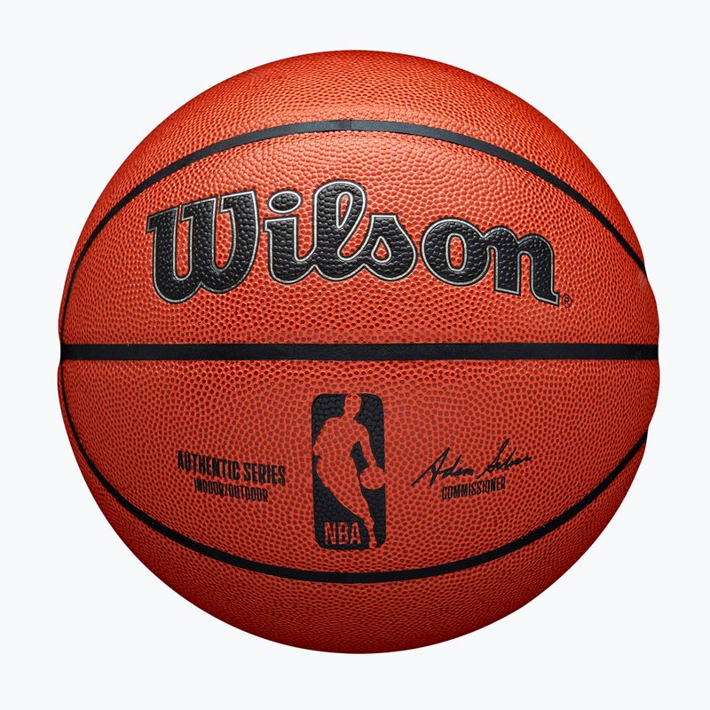 М'яч баскетбольний Wilson NBA Authentic Indoor Outdoor orange розмір 6