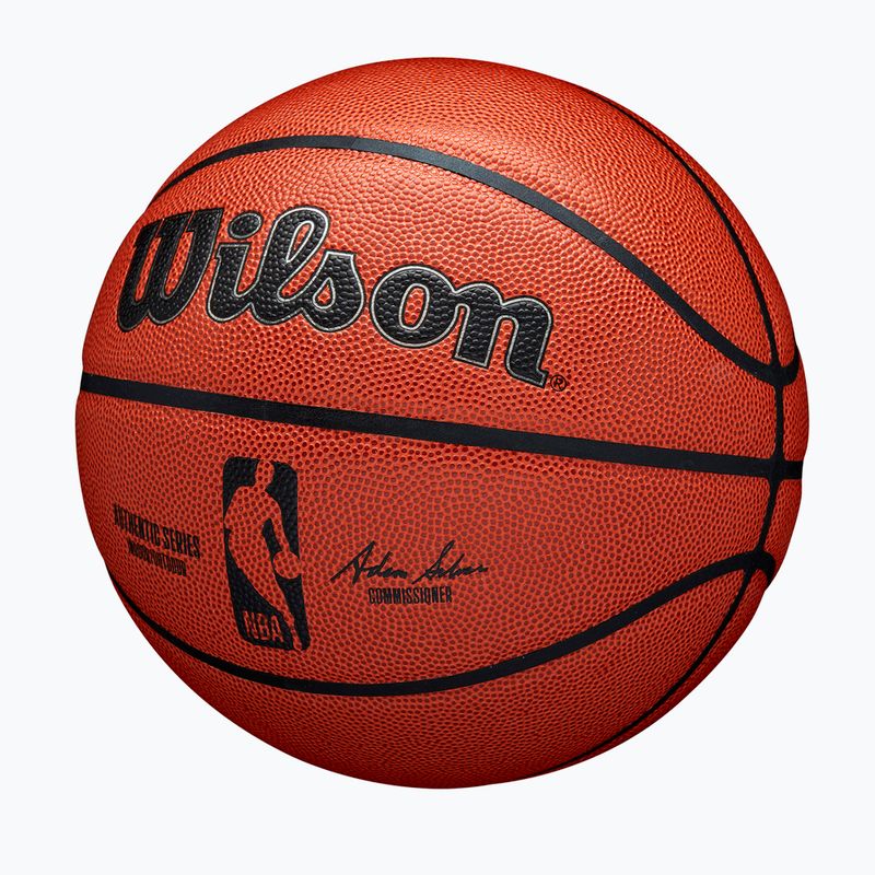 М'яч баскетбольний Wilson NBA Authentic Indoor Outdoor orange розмір 6 3