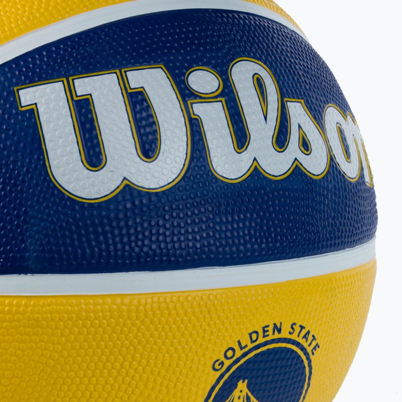 М'яч баскетбольний  Wilson NBA Team Tribute Golden State Warriors WTB1300XBGOL розмір 7 3