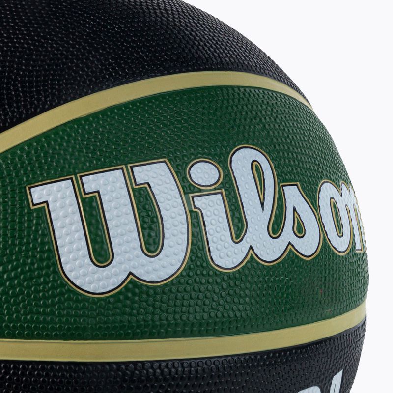 М'яч баскетбольний  Wilson NBA Team Tribute Milwaukee Bucks WTB1300XBMIL розмір 7 4