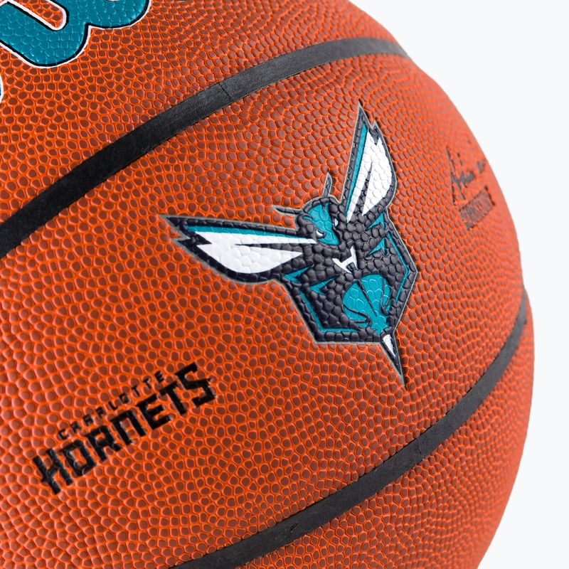 М'яч баскетбольний  Wilson NBA Team Alliance Charlotte Hornets WTB3100XBCHA розмір 7 3