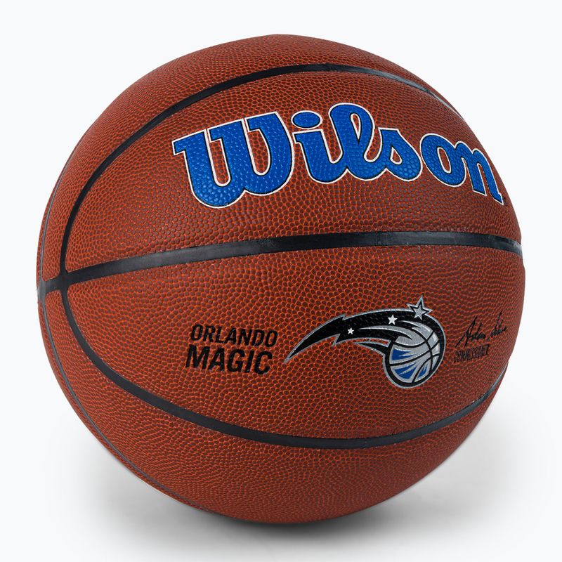 М'яч баскетбольний  Wilson NBA Team Alliance Orlando Magic WTB3100XBORL розмір 7 2