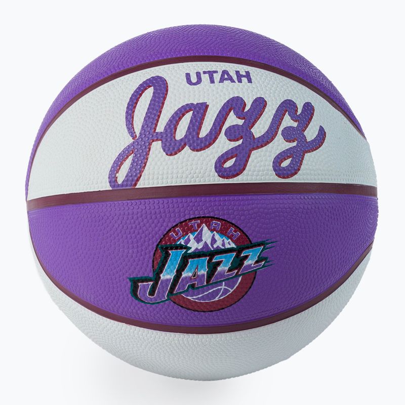 Міні м'яч баскетбольний  Wilson NBA Team Retro Mini Utah Jazz WTB3200XBUTA розмір 3
