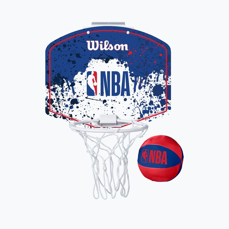 Набір для міні-баскетболу Wilson NBA RWB Mini Hoop red/white/blue 4