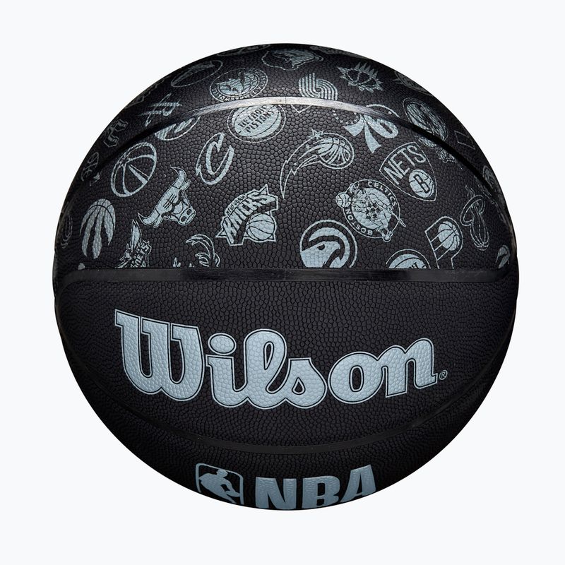 М'яч баскетбольний Wilson NBA All Team black розмір 6 3