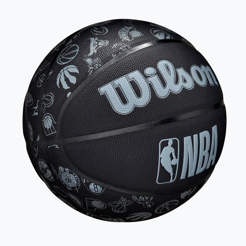 М'яч баскетбольний Wilson NBA All Team black розмір 6 5