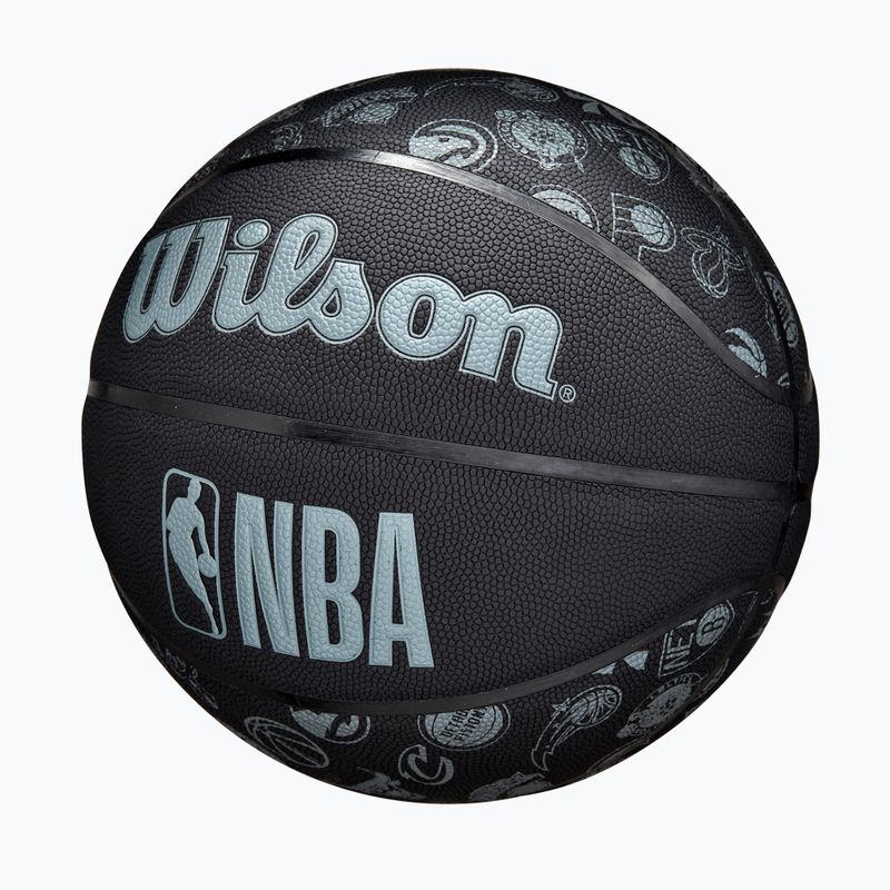 М'яч баскетбольний Wilson NBA All Team black розмір 6 6