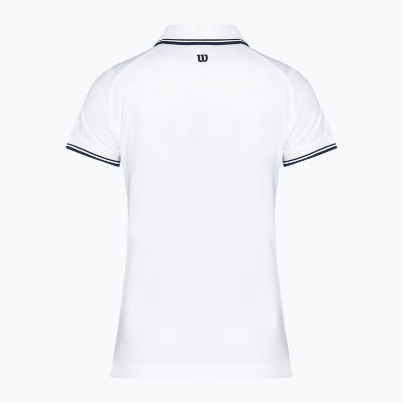 Футболка жіноча Wilson Team Polo bright white 2