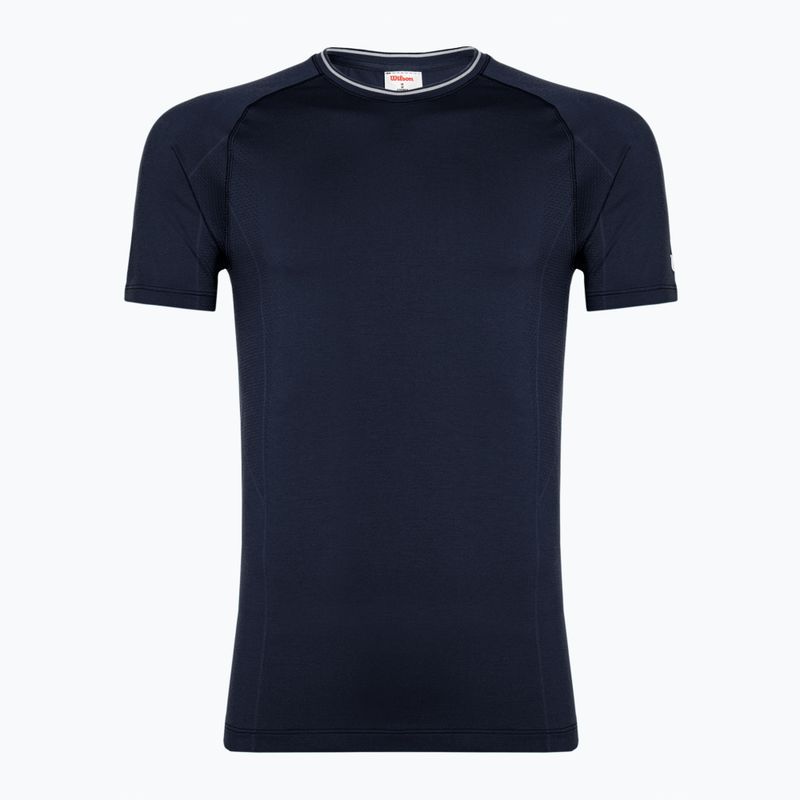 Футболка чоловіча Wilson Team Seamless Crew classic navy