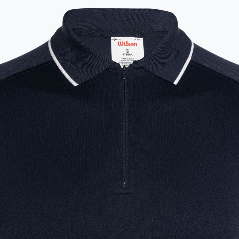 Футболка чоловіча Wilson Team Seamless Polo 2.0 classic navy 3