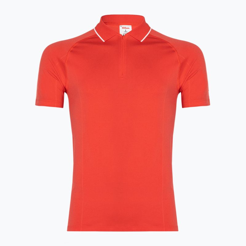 Футболка чоловіча Wilson Team Seamless Polo 2.0 infrared