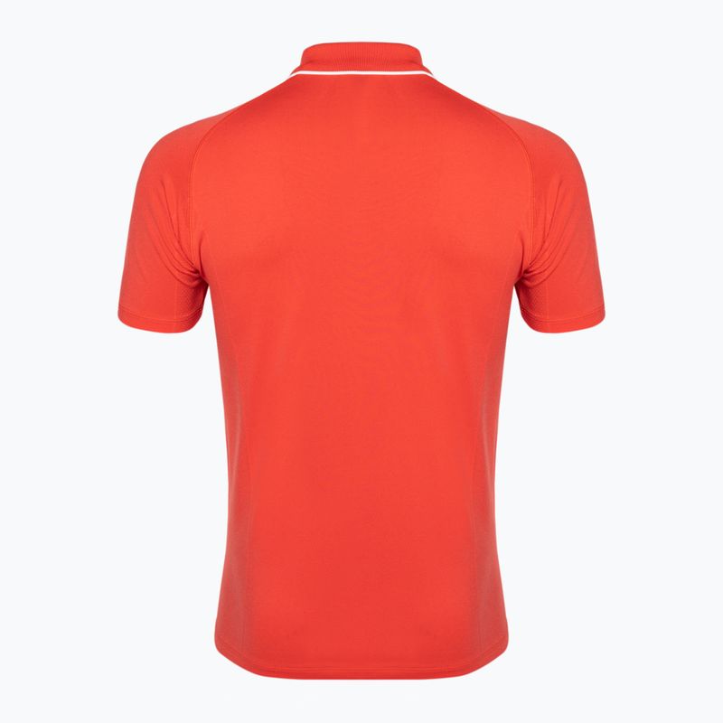 Футболка чоловіча Wilson Team Seamless Polo 2.0 infrared 2