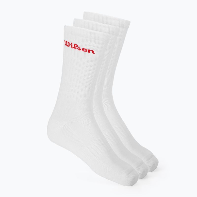 Шкарпетки Wilson Crew Logo 3 пари bright white