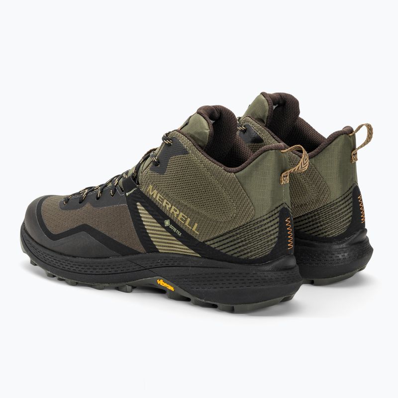 Чоловічі туристичні черевики Merrell Mqm 3 Mid GTX оливкові 3