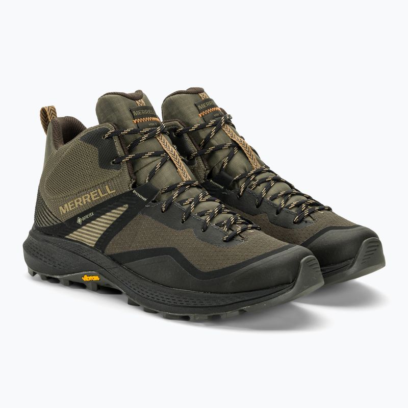 Чоловічі туристичні черевики Merrell Mqm 3 Mid GTX оливкові 4