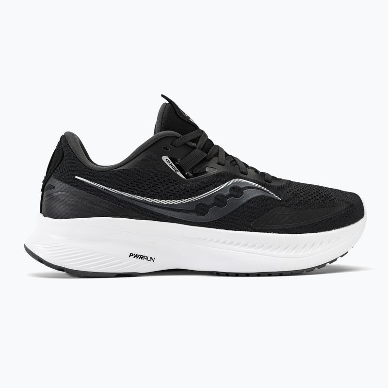 Кросівки для бігу чоловічі Saucony Guide 15 black/white 2