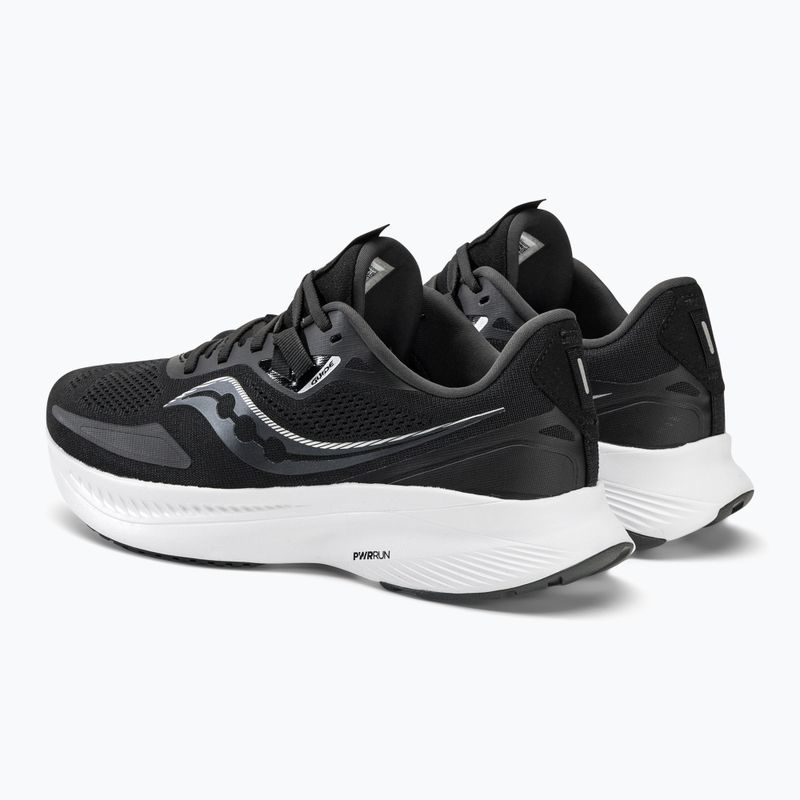Кросівки для бігу чоловічі Saucony Guide 15 black/white 3