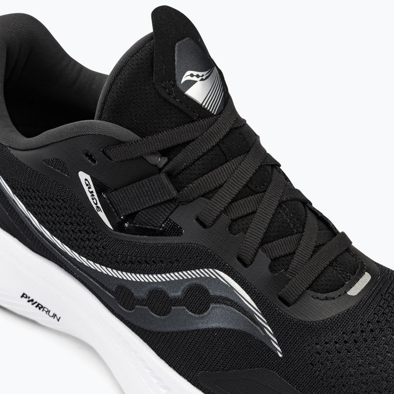 Кросівки для бігу чоловічі Saucony Guide 15 black/white 8