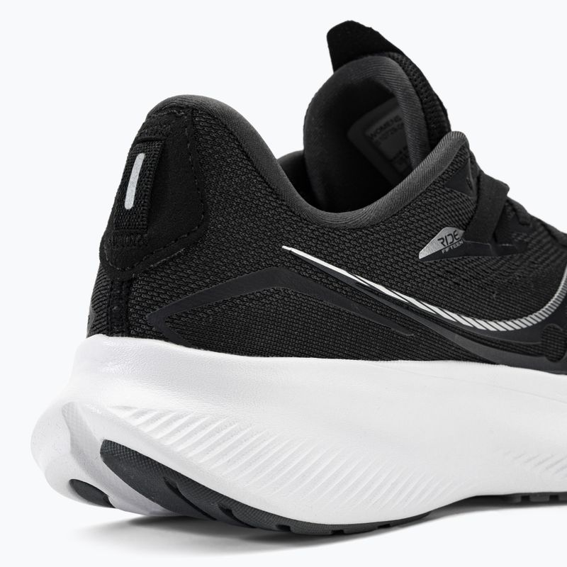 Кросівки для бігу жіночі Saucony Ride 15 black/white 10