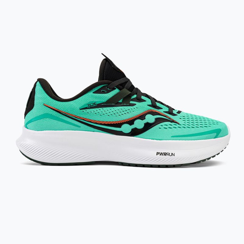 Кросівки для бігу чоловічі Saucony Ride 15 cool mint/zest 2