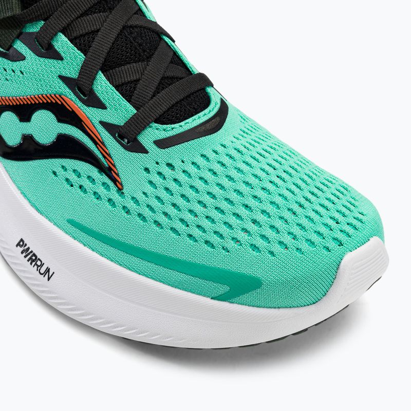 Кросівки для бігу чоловічі Saucony Ride 15 cool mint/zest 7