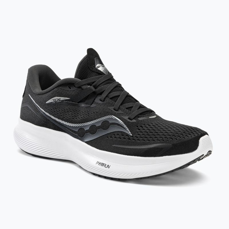 Кросівки для бігу чоловічі Saucony Ride 15 black/white S20729-05