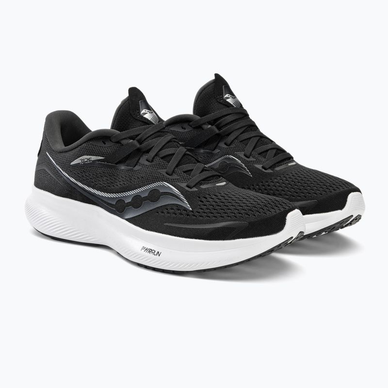 Кросівки для бігу чоловічі Saucony Ride 15 black/white S20729-05 4
