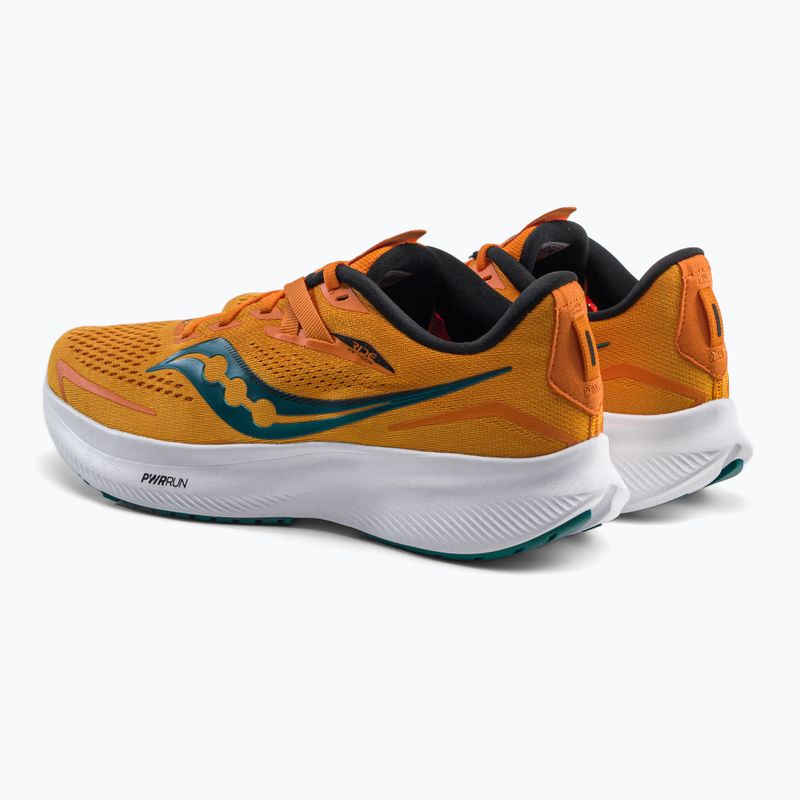 Кросівки для бігу чоловічі Saucony Ride 15 gold/palm 3