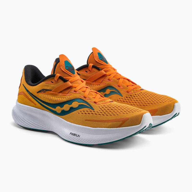Кросівки для бігу чоловічі Saucony Ride 15 gold/palm 5