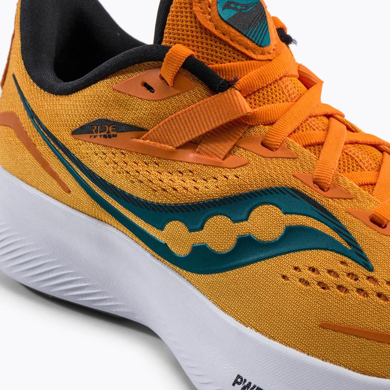 Кросівки для бігу чоловічі Saucony Ride 15 gold/palm 8