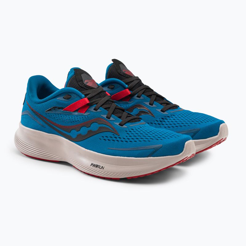 Кросівки для бігу чоловічі Saucony Ride 15 ocean/shadow 5