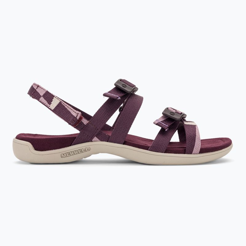 Босоніжки жіночі Merrell District 3 Backstrap Web burgundy 2