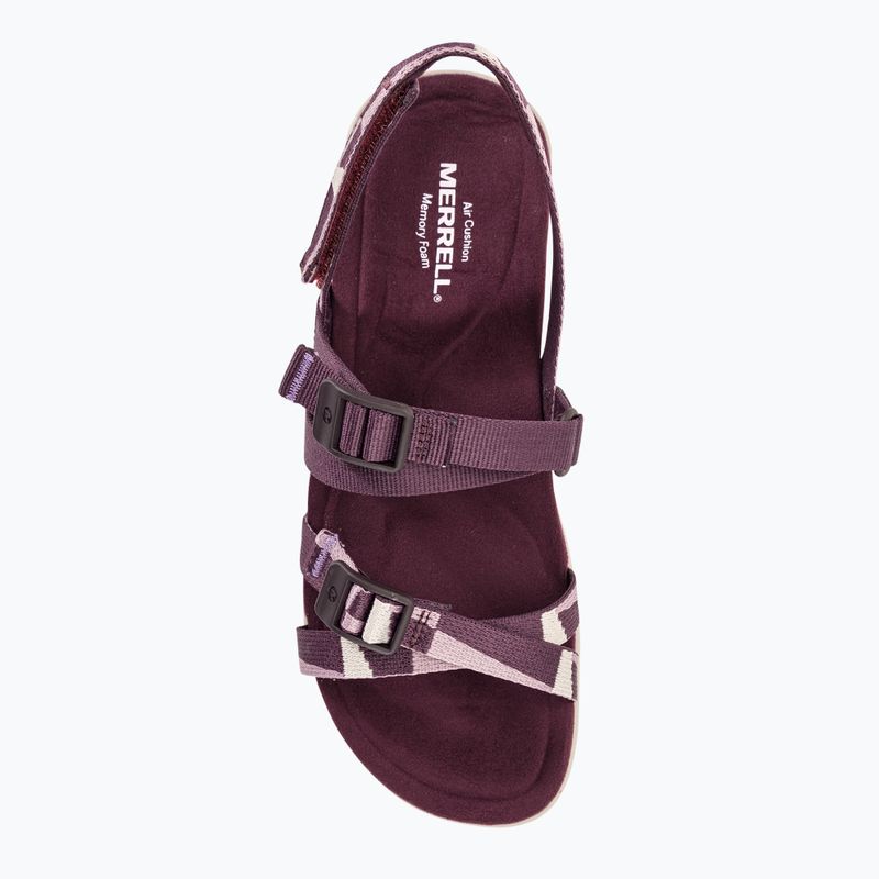 Босоніжки жіночі Merrell District 3 Backstrap Web burgundy 6