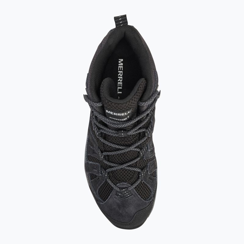 Черевики туристичні чоловічі Merrell Alverstone 2 Mid GTX black/ black 5