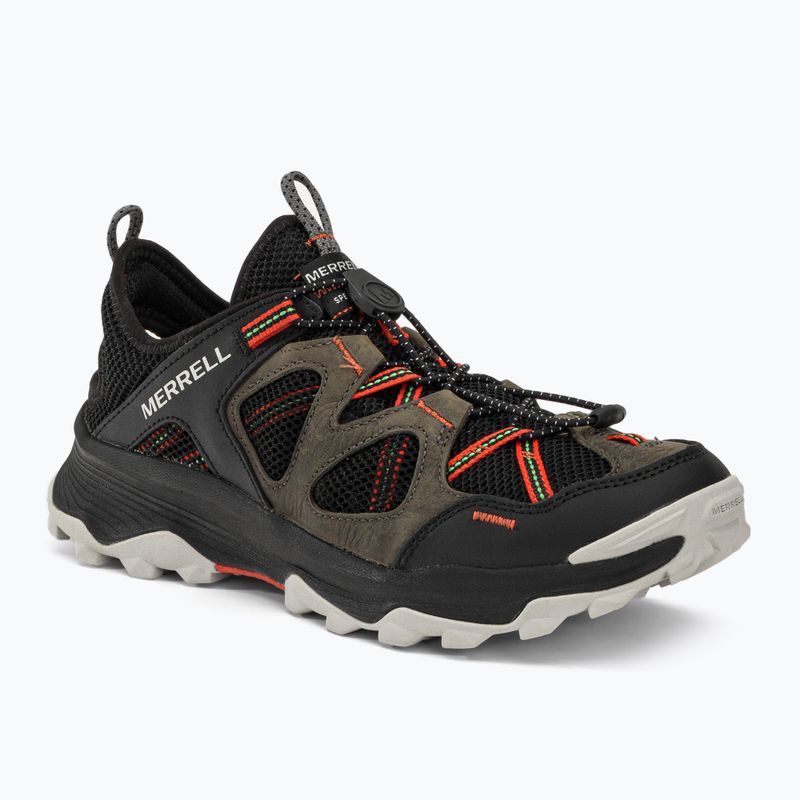 Черевики туристичні чоловічі Merrell Speed Strike LTR Sieve чорно-зелені J067643