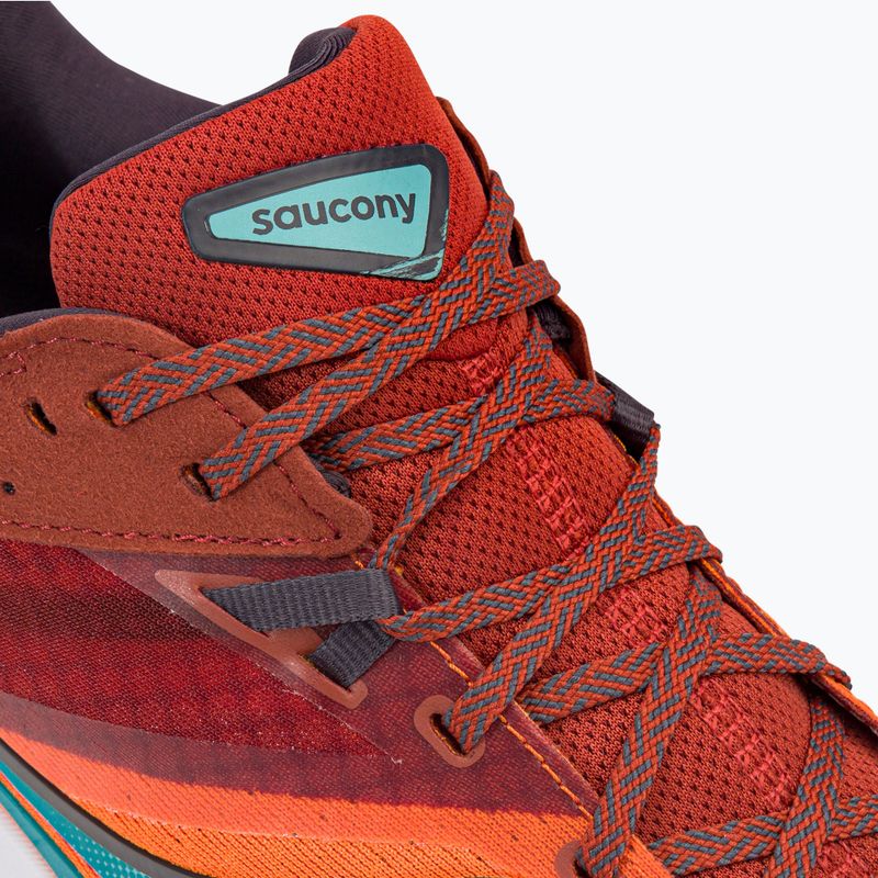 Кросівки для бігу чоловічі Saucony Ride 16 помаранчево-червоні S20830-25 8