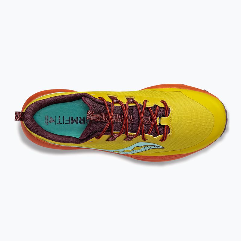 Кросівки для бігу чоловічі Saucony Peregrine 13 жовто-помаранчеві S20838-35 15
