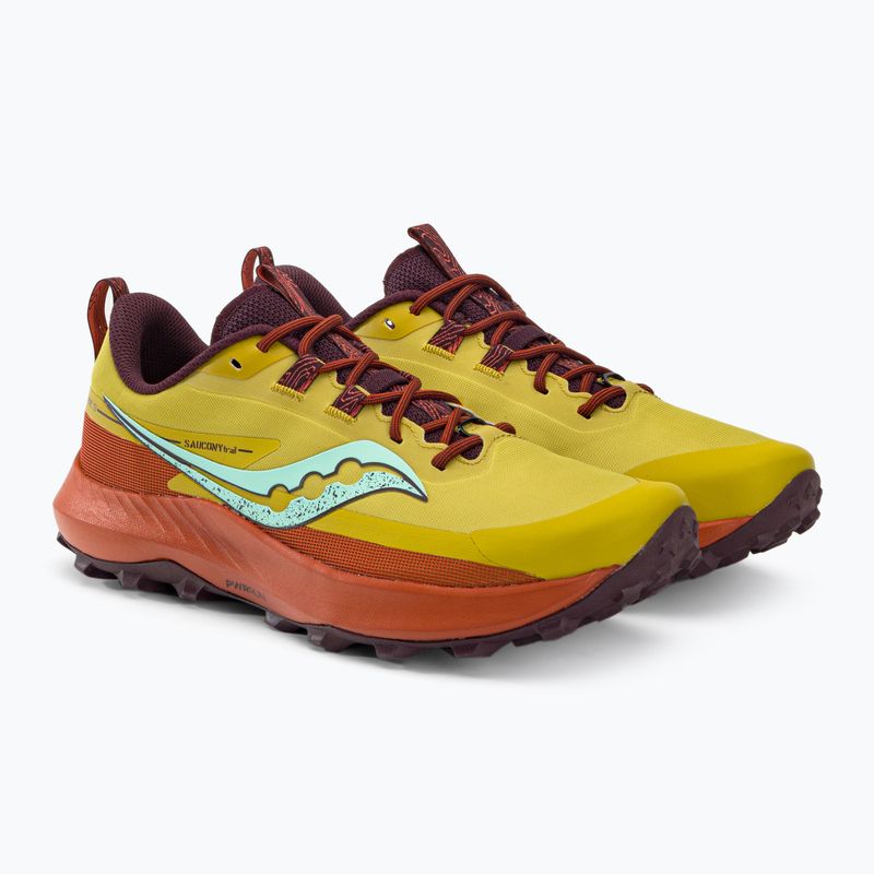 Кросівки для бігу чоловічі Saucony Peregrine 13 жовто-помаранчеві S20838-35 5