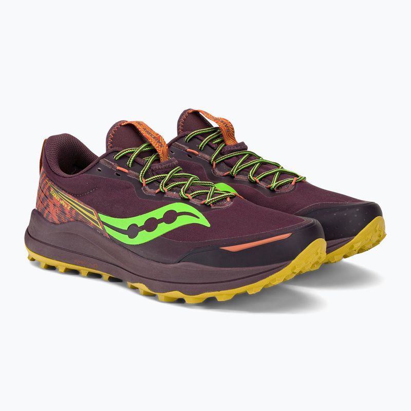 Кросівки для бігу чоловічі Saucony Xodus Ultra 2 бордові S20843-35 4