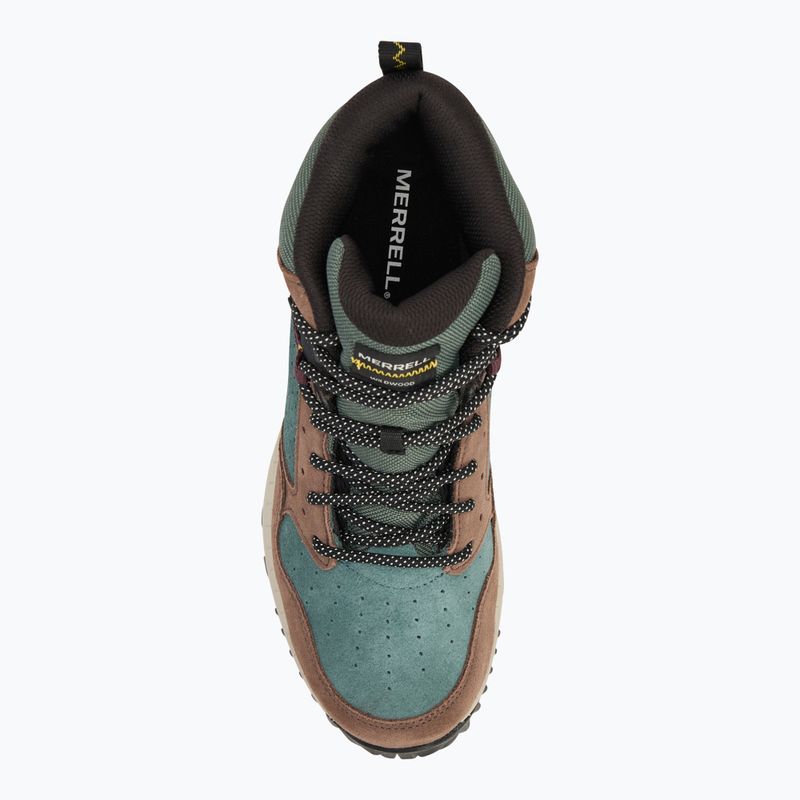 Чоловічі туристичні черевики Merrell Wildwood Mid Ltr Wp forest 5