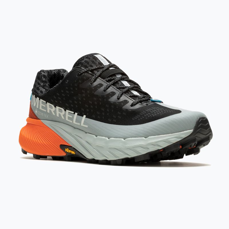 Чоловічі кросівки Merrell Agility Peak 5 Gtx чорні / мандаринові 8