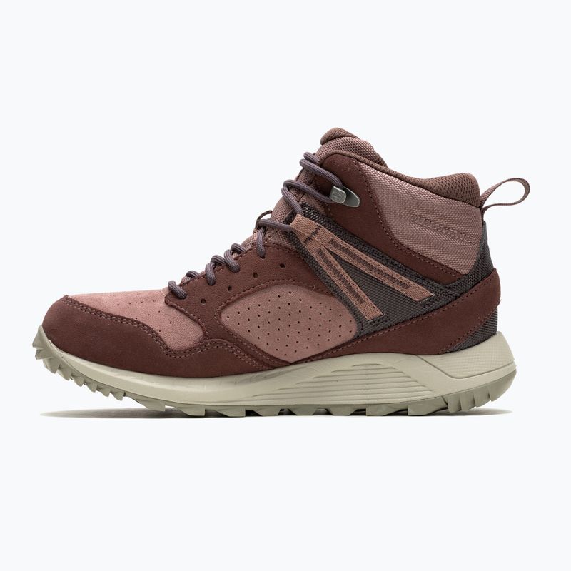 Жіночі туристичні черевики Merrell Wildwood Mid Ltr Wp marron/burlwood 8