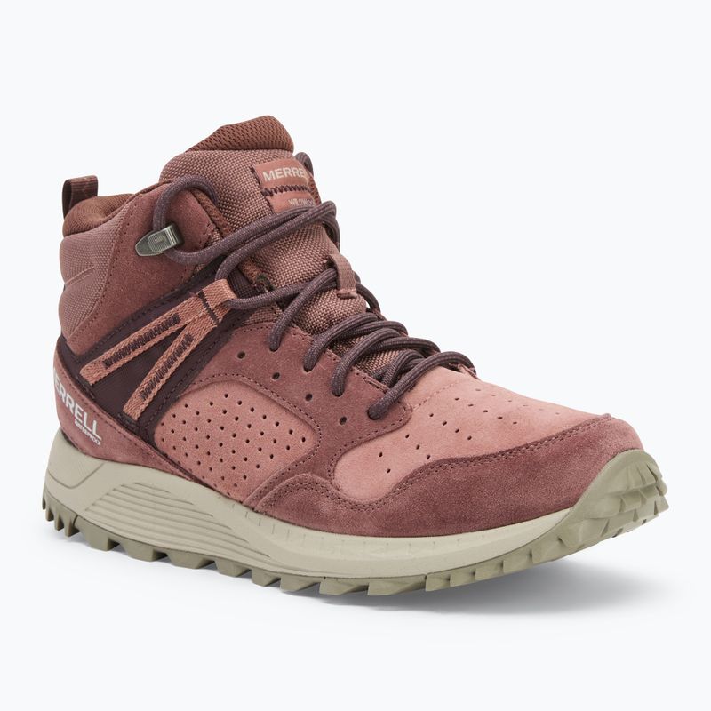 Жіночі туристичні черевики Merrell Wildwood Mid Ltr Wp marron/burlwood