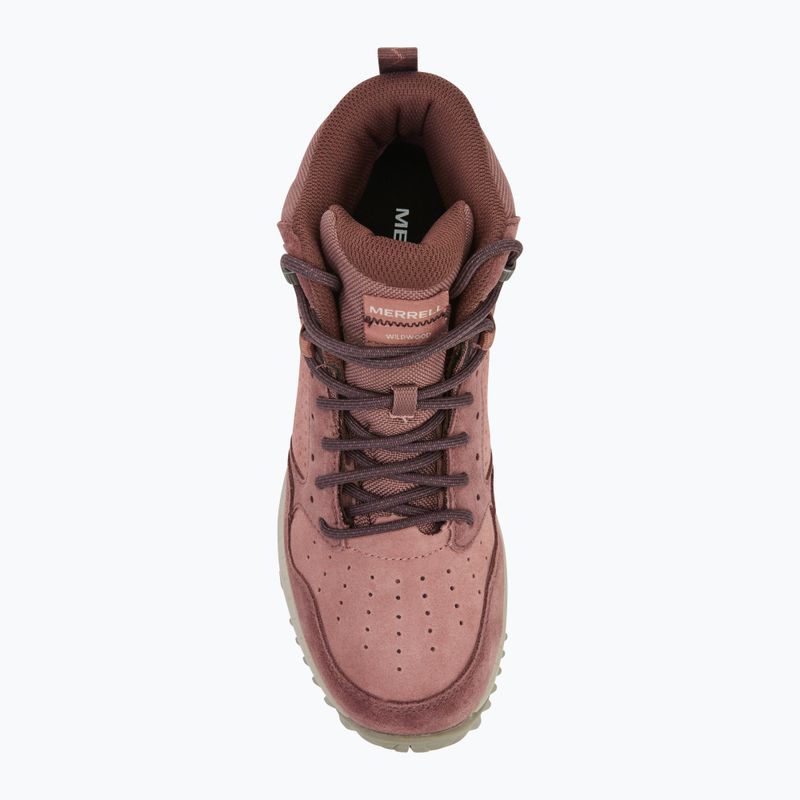 Жіночі туристичні черевики Merrell Wildwood Mid Ltr Wp marron/burlwood 5